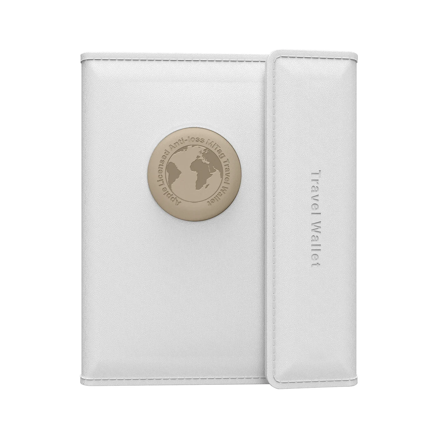 AirTag Portabilletera y Pasaportes Blanco