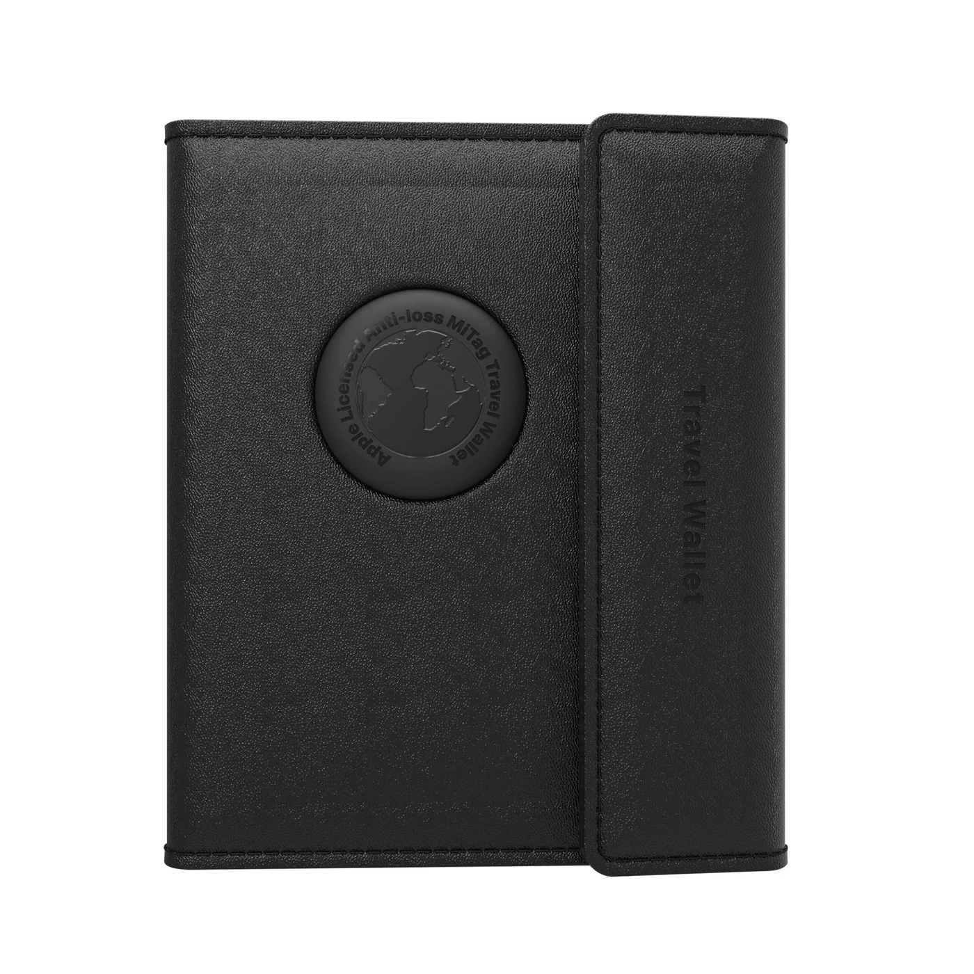 AirTag Portabilletera y Pasaportes Negro